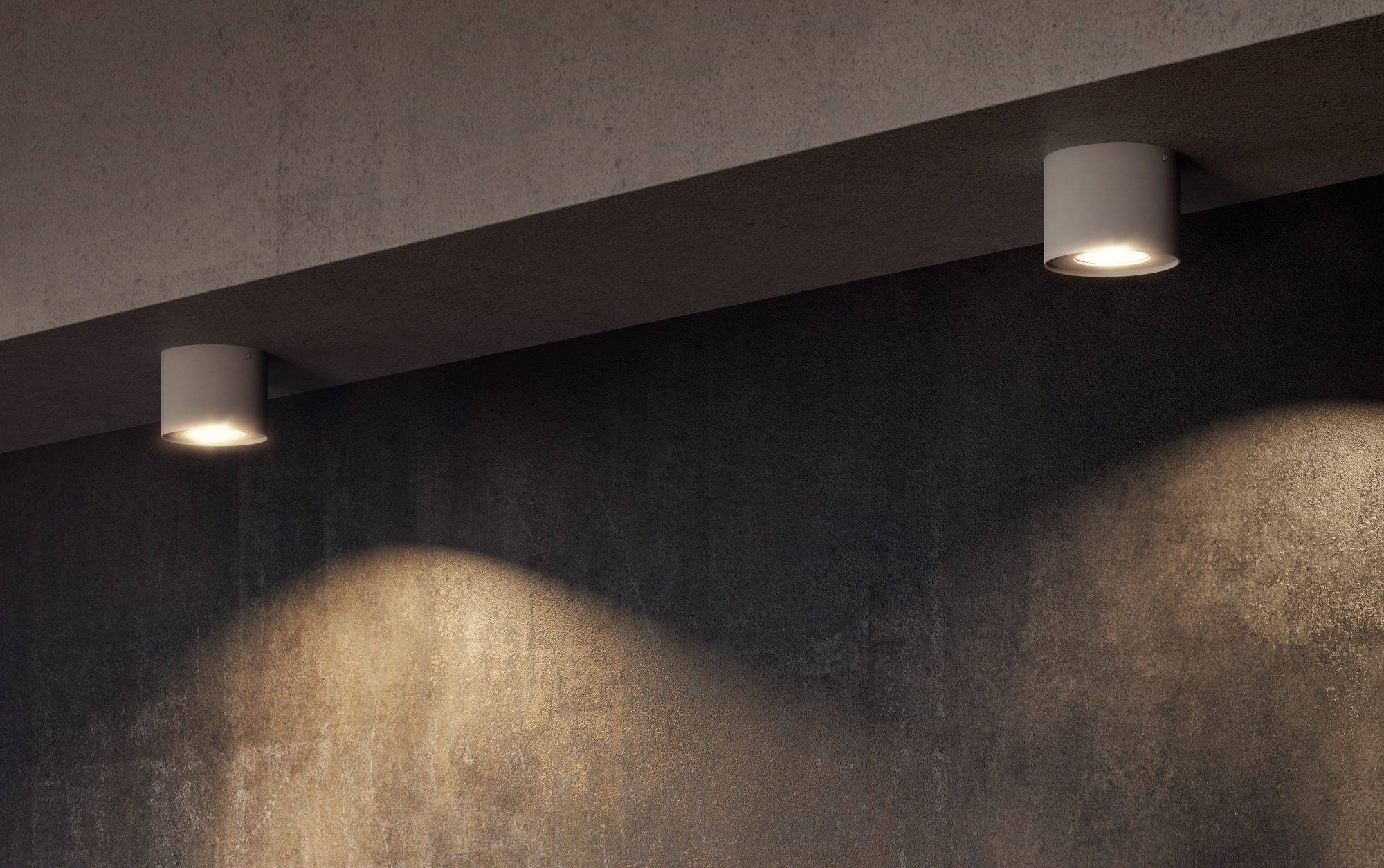 Đèn spotlight gắn nổi, hình trụ